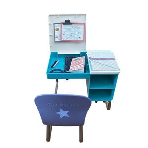 American Girl Doll Desk and Accessories